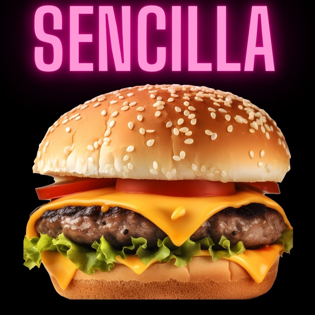 Hamburgesa Sencilla 