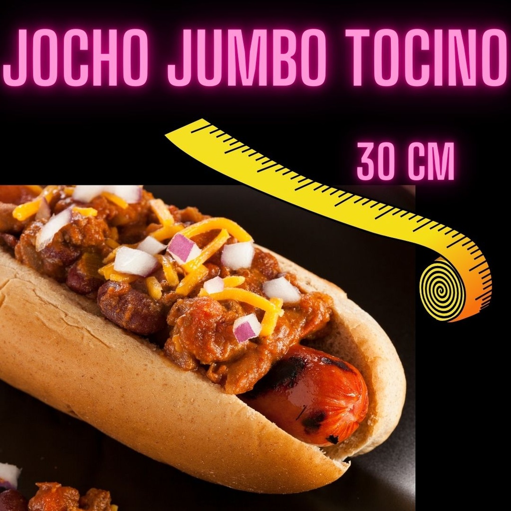 Hot Dog Jumbo con Tocino